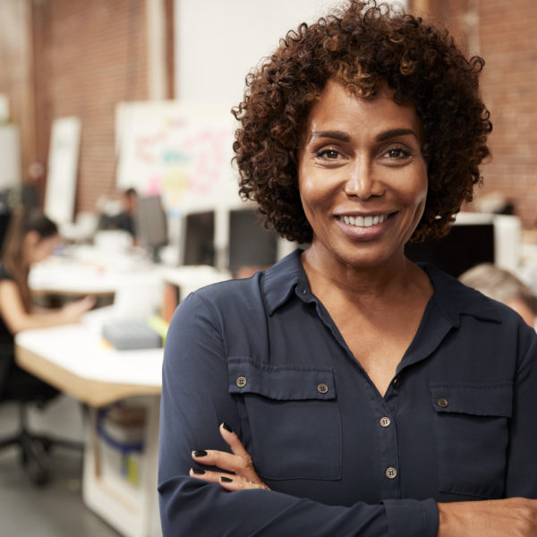 Business Woman in Office Setting